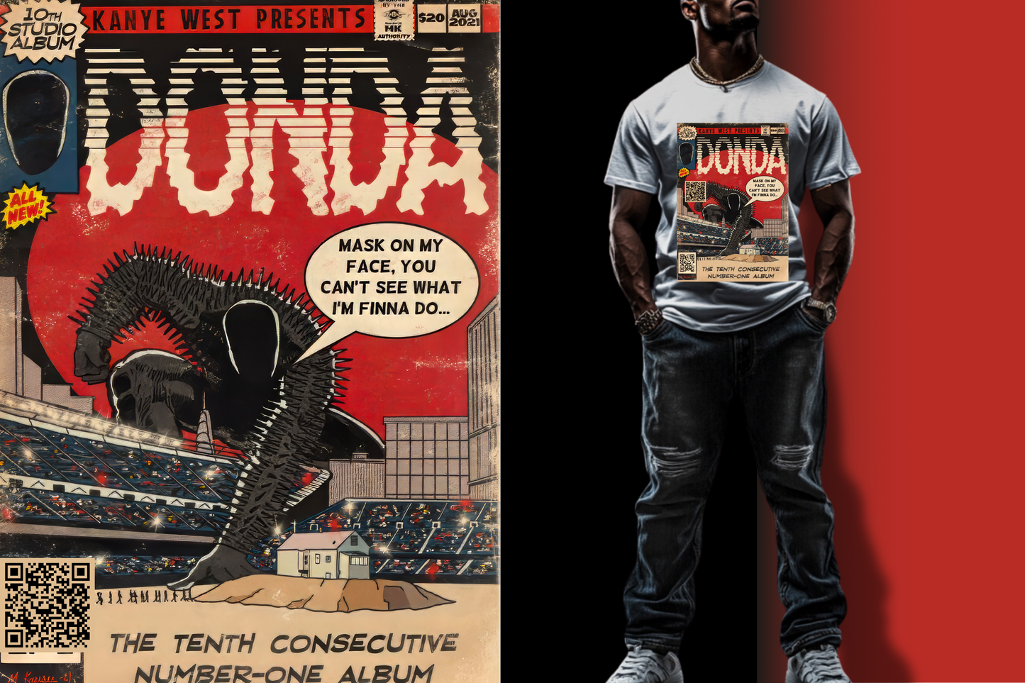 Donda Comic Tee