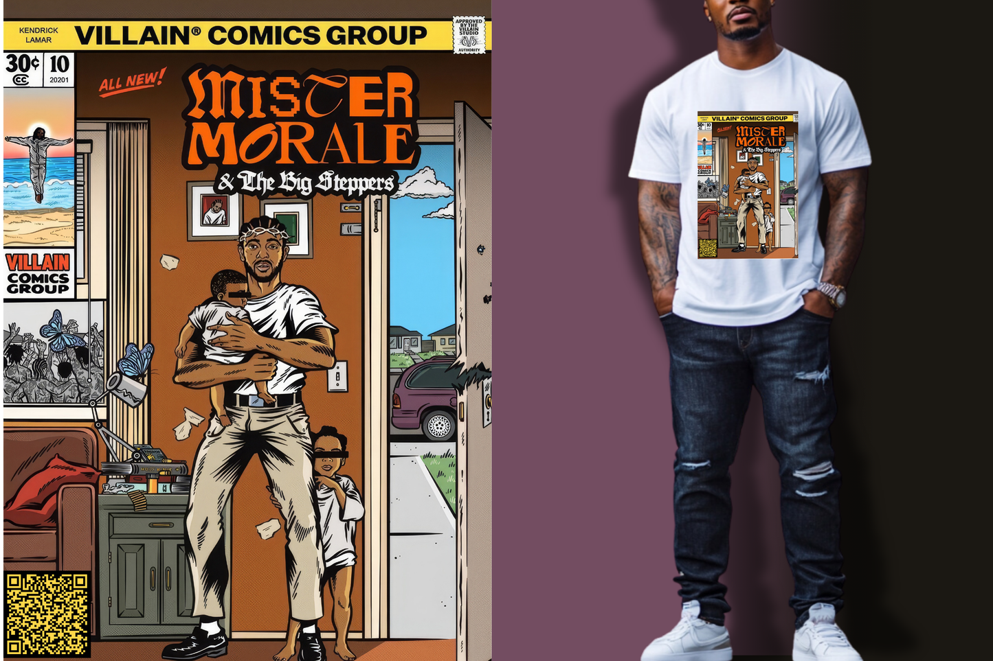 Kendrick Lamar “Mister Morale & The Big Steppers” Comic Tee